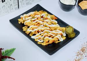 Cheese jalapeno loaded fries