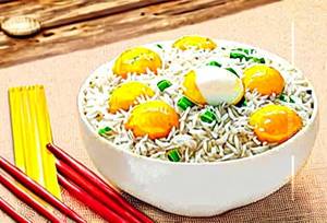 Fried rice egg                                                                                                                                    