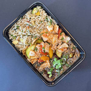 Veg Manchurian With Fried Rice