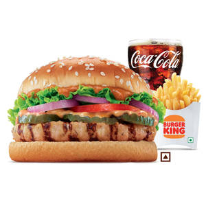 Grill Chicken Whopper Deluxe Combo (M)