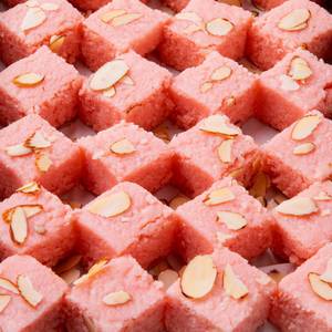 Rose Milk Burfi