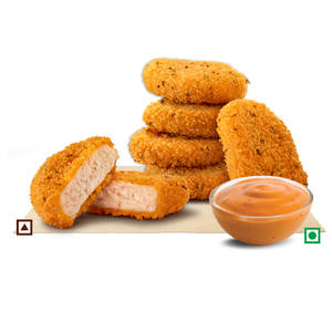 (6Pc) Crunchy Chicken Nuggets + 1 Dip.
