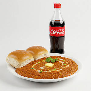 Pav Bhaji Combo (Pav Bhaji + Cold Drink [200 Ml])