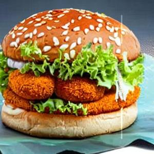 Maharani Double Paneer Tikka Burger