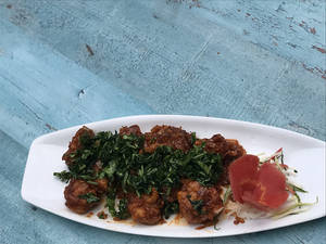 Dragon Chicken With Spinach