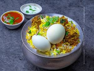 Egg biryani  [full]