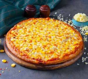 Cheese corn pizza