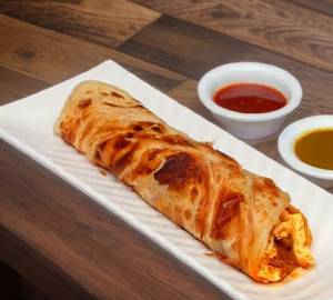 Single Paneer Bhurji Roll