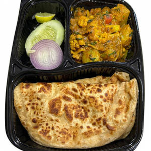 Aloo Gobi Masala + 2 Plain Paratha