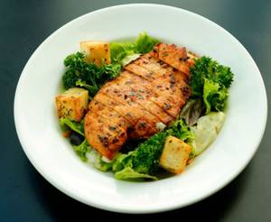 Chicken Caesar Salad With Butter Garlic Croutons