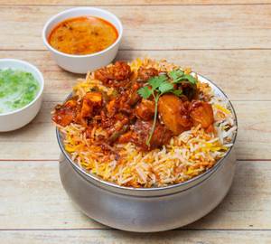 Hyderabadi Chicken Dum Biryani [Serve 1]
