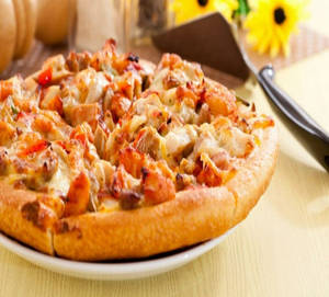 Spicy Chicken Pizza [Medium 6 slice ]