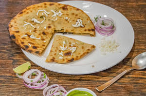 Paneer paratha                                           