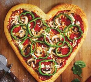Heart Pizza [7 Inches]