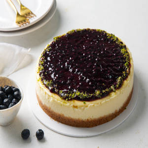 Baked Blueberry Cheesecake (small)