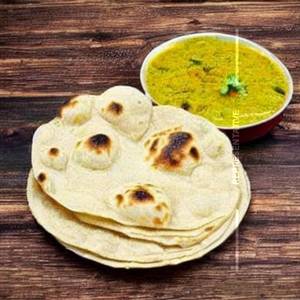 Missi roti or khasta roti butter