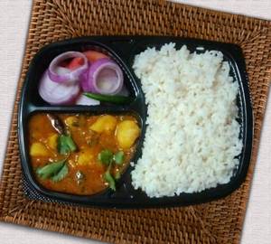 Chawal  Dum Aloo