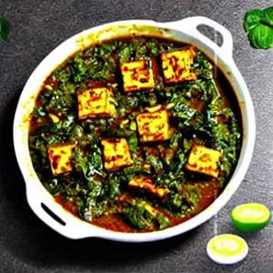 Lahsooni Paneer Palak