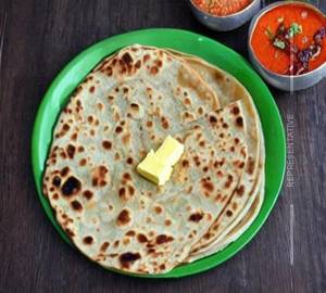 Paneer butter paratha