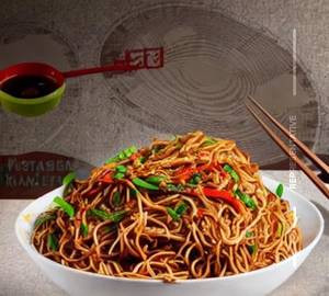 Veg hong kong noodles