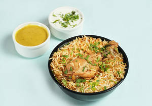 Hyerabadi Chicken Dum Biryani Bowl