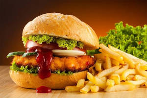 BBQ Chicken Grilled Burger