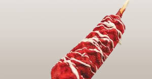 Stick HotDog Red Velvet Choco Waffle (1pc)