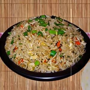 Brunt chilly garlic fried rice