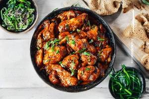 Chicken Mushroom Chilly Dry