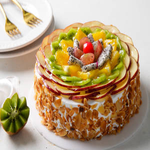 Fresh Fruit Cake