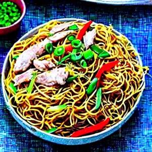Chicken Singapore Noodles