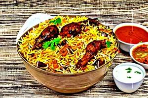 Chicken biryani      
