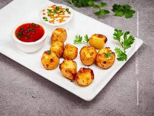 Chilli Garlic Potato Bites 