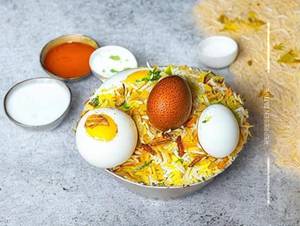 Egg Biryani(2Eggs)+ Gongura