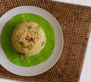 Godhuma rava jeedipappu ghee upma