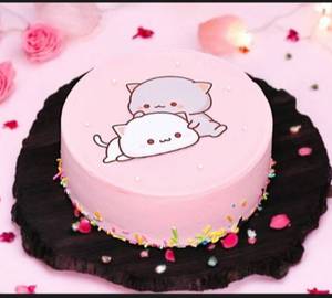 Valentine Cute Teddy Chocolate Cake [Mini, 200 G]