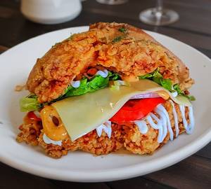 No bun burger