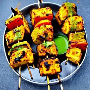 Paneer Baby Corn Mushroom Tikka flower alu