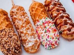Stick HotDog Nutty Waffle Pack of 4