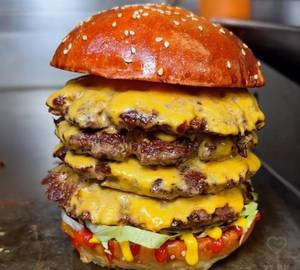 Xxx cheese burger beef