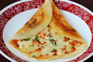 Cheese garlic dosa
