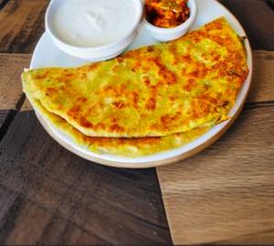 Aalu Parantha with Homemade Pickle
