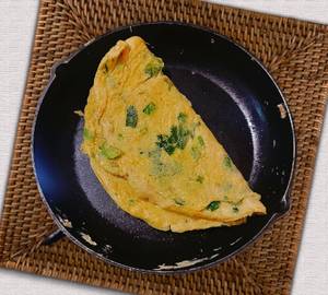 Cheese Green Omlette