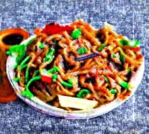 Chiken Schezwan Hakka Noodles