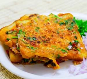 Cheese Bread Omelette