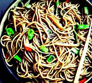 Veg Mushroom Noodles