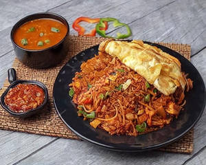 Chicken Triple Schezwan Fried Rice