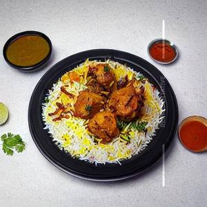 Tandoori Soya Chaap Biryani