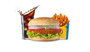 Lucknowi Mutton Burger Combo