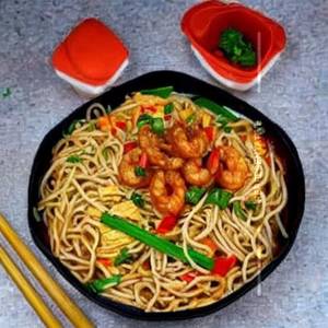 Prawn Triple Schezwan Noodles